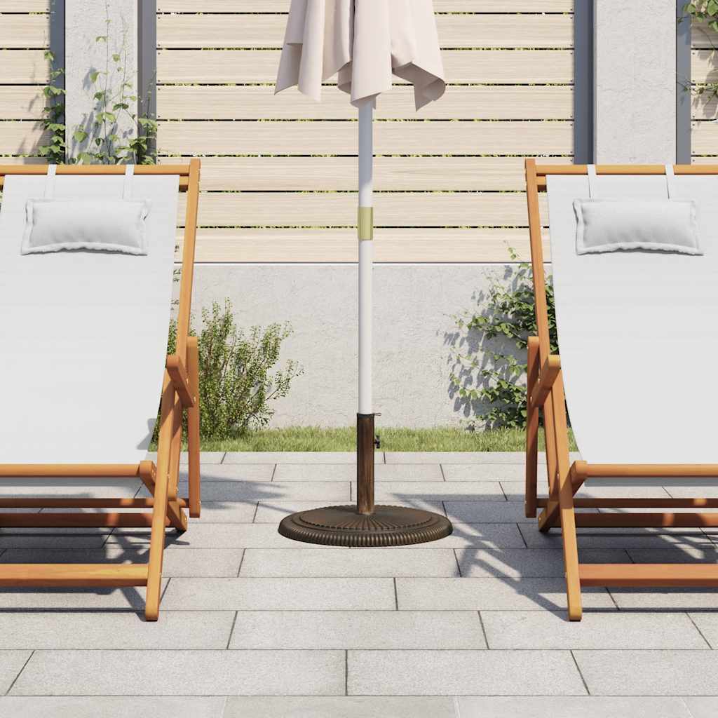 Vidaxl Podstawa Pod Parasol, Brązowa, 45X45X30 Cm, Żeliwo