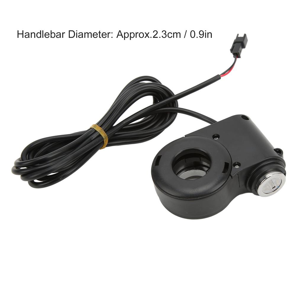 12/24/36/48V Universal Electric Scooters Thumb Lock Kit with Handlebar Switch Electric Scooters Handlebar Switch