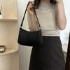 Women's Bag New Fashionable Retro Shoulder Bag Versatile Solid Color Texture Small Square Bag Fashionable Simple Style Commuting Underarm Bag