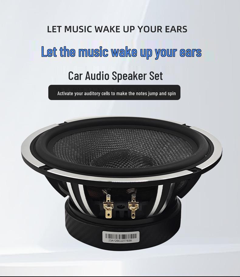 Three-Way High Power Car Audio Component Speaker Set
