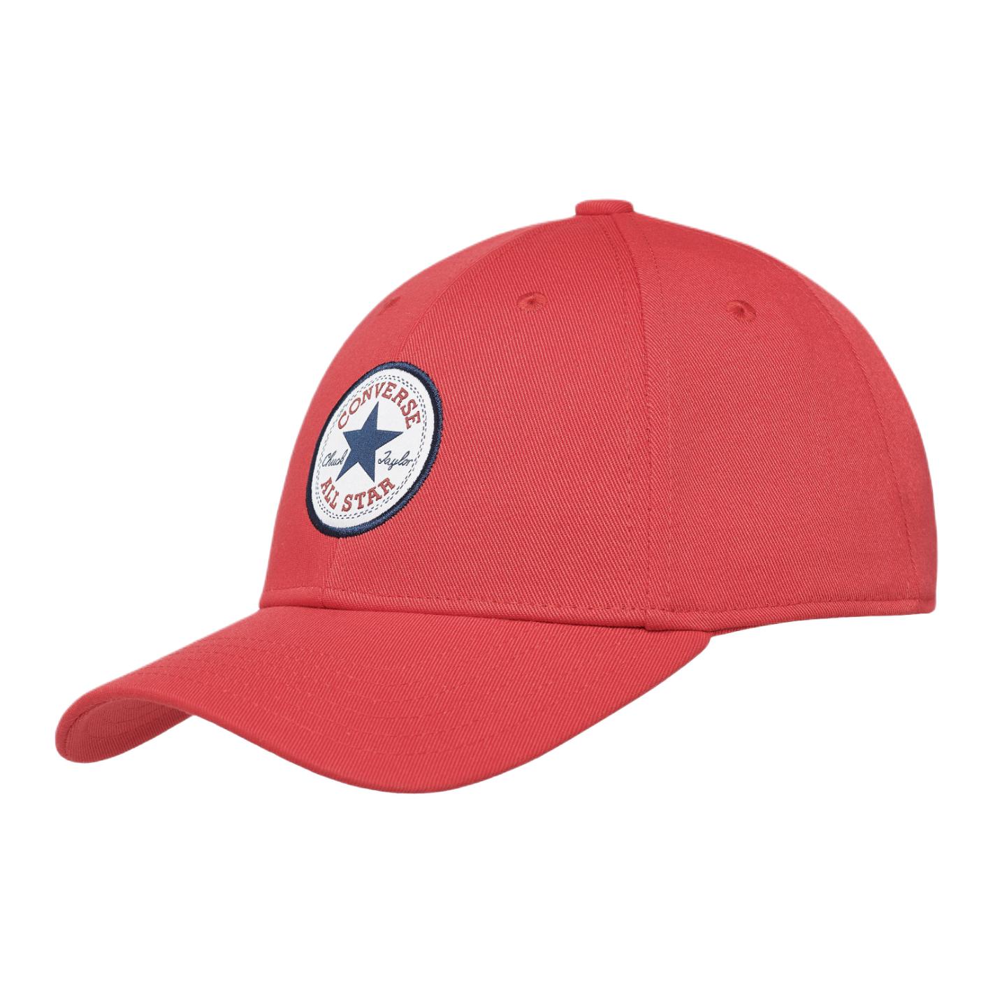 Converse Cotton Baseball Caps Unisex Red 10022135-A50 F