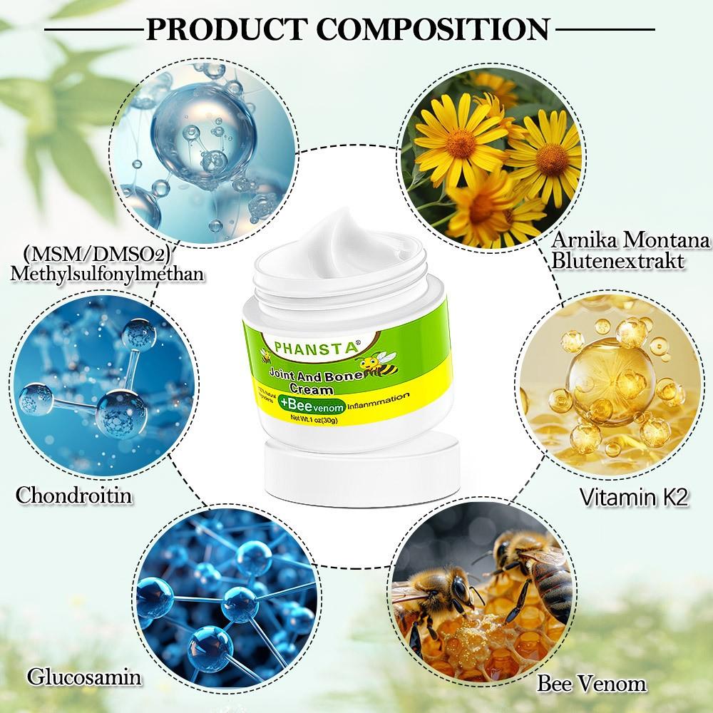 Bee Joint Care Balm Care Lumbar Spine, Knee Muscle Pain, Muscle Soreness, Joint Care Balm(30g)