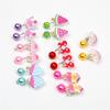 Lollipop Ice Cream Dangle Earrings 7 Pairs Rainbow Eardrop for Surprise Gift