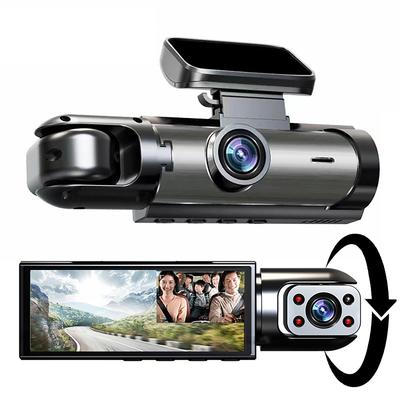 Car Driving Recorder Hd Night- 1080p Car 360 Degree Front And Inside The Car- Lens - Recorder
