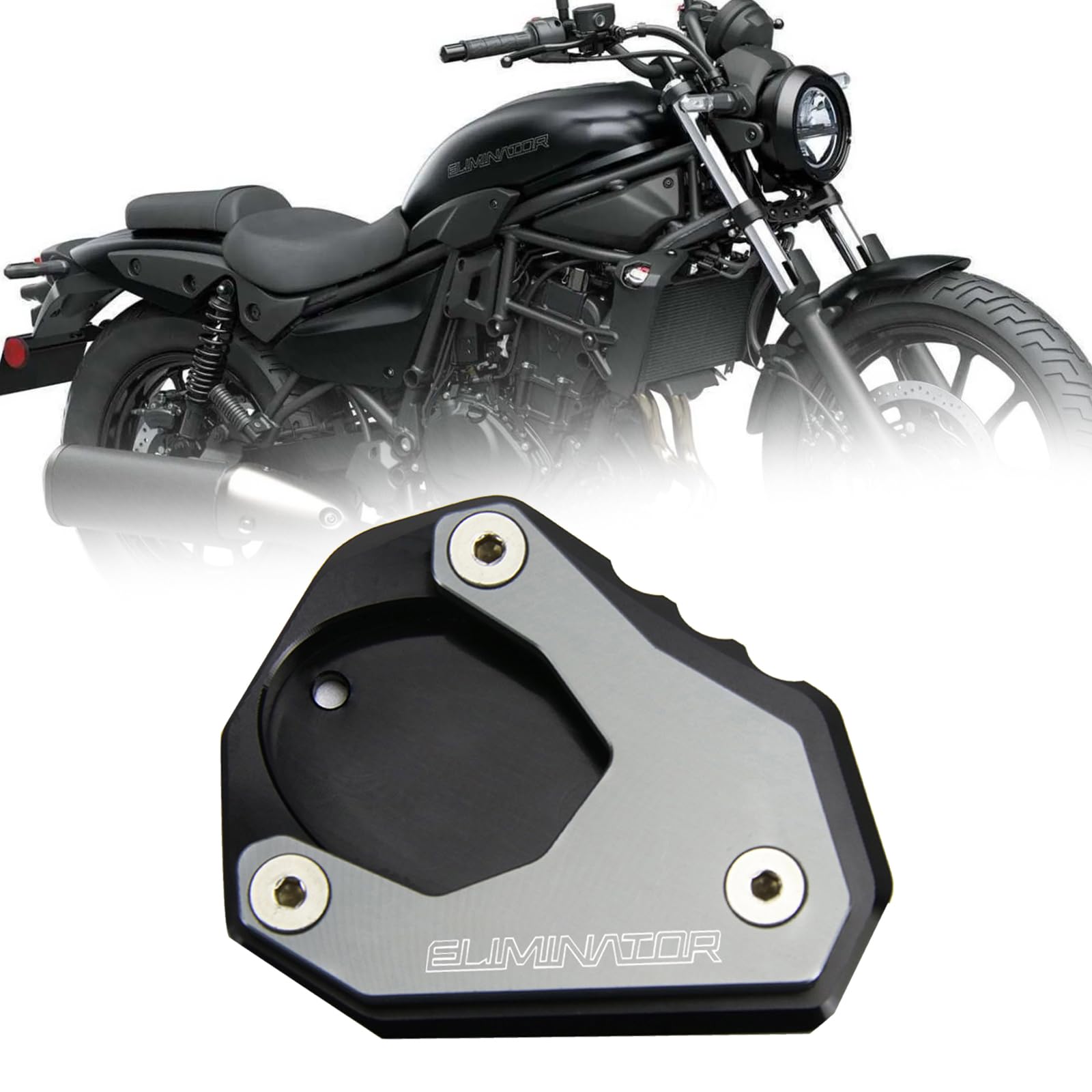 

FOR Eliminator 500 450 Eliminator 500 450 2024 Motorcycle Kickstand Foot Side Stand Extension