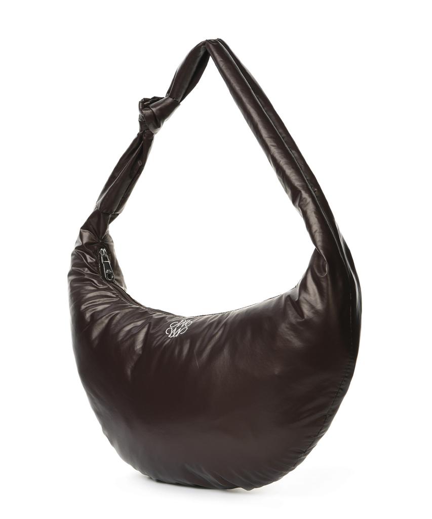 Nick&Nicole Nicole Glossy Shoulder Knot Bag_Brown