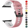 Silicone Strap For Apple Watch Ultra 3 Band 49mm 46mm 45mm 44 42mm Sports Bracelet for IWatch Series 11 10 9 8 7 6 5 4 Wristband