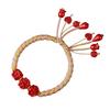 Jing Chunlan Handmade Cinnabar Red Sand Pixiu Bracelet