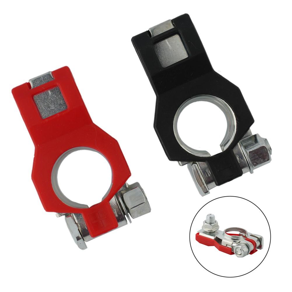 Stable Battery Terminal Clamp Clip Connector for Automotive Batteries (2Pcs)