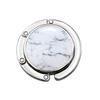 Fashion Foldable Handbag Hook Portable Creative Briefcase Hanger Durable Marble Pattern Table Hanger Girls Gift
