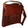Nová pánská vintage hnědá kožená brašna Messenger přes rameno na aktovka na notebook
