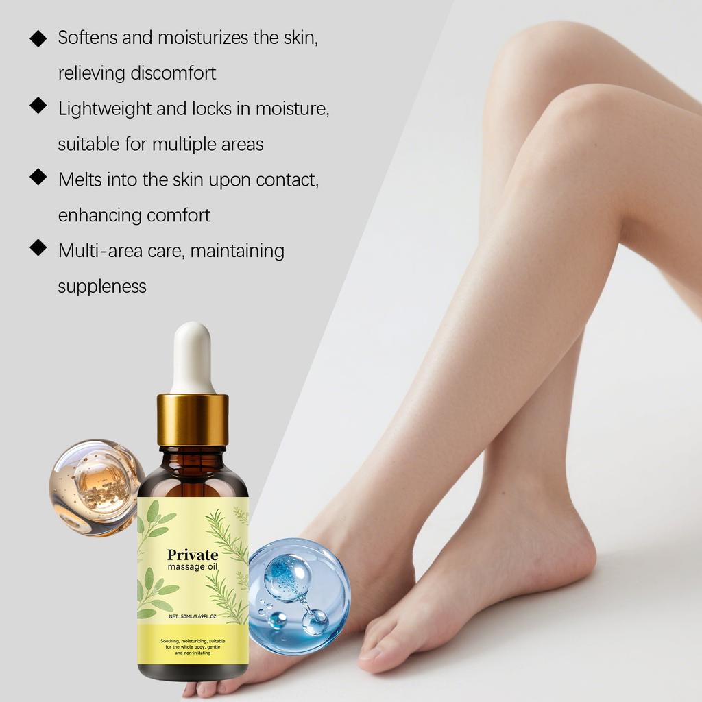 Hair Removal Soothing Oil Natural Body Oil Reduces Irritation And Soothes Redness, Moisturizing Oil, 50ml
