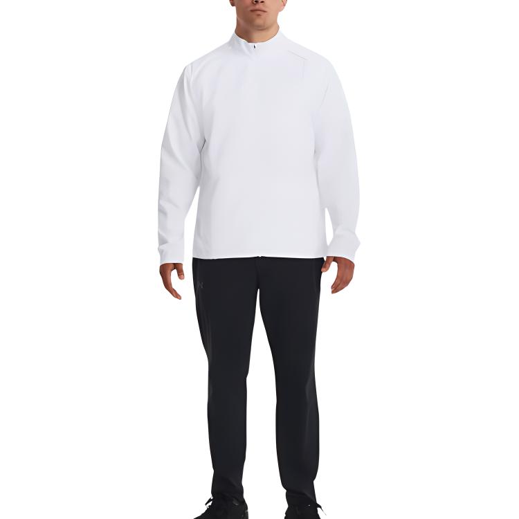 Under Armour Jackets Men's White Stand Collar Moderate Other 1376797-100