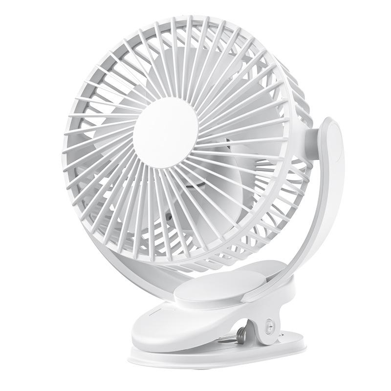 Portable USB Rechargeable Fan: Silent, Dual-Use, Long Battery Life, Strong Wind for Dorm, Office, or Home