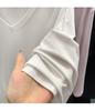 Korean Casual V-Neck Short-Sleeve T-Shirt: Summer 2026 Trendy Slimming Top