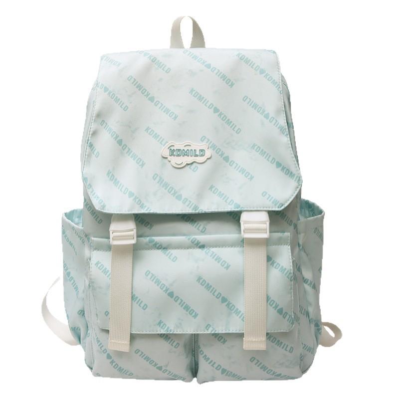 Trendy High School and College Students' Sporty Simple Backpack  New Women's Schoolbag  Graffiti Backpack and Backpack