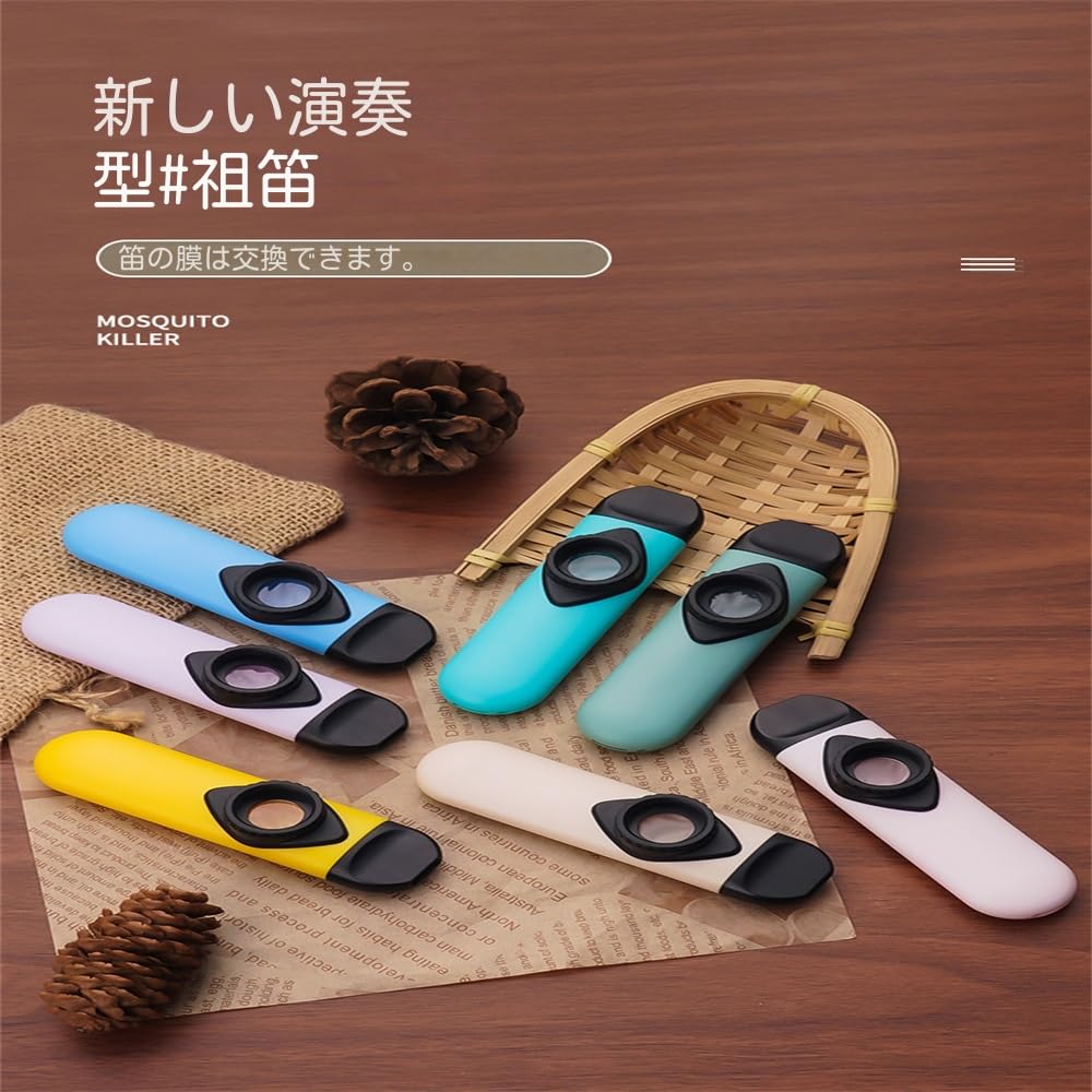 Kleines und leichtes Kazoo Plastik-Kazoo-Spielzeug mit Geschenk Ideal für und Grundschüler Instrument, Kasten, Kinder, Anfänger, (Schwarz)