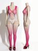 Women'S Sexy Fishnet Bodystocking Open Crotch Tights Crotchless Pantyhose Full Body Stockings Clubwear Nightwear