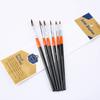 6 Kit Watercolor Painting Brushes Anti-Shedding Round Tip Artist Paintbrushes for Kids Adults Drawing Art Craft Supplies
