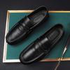 Genuine Leather Men Casual Shoes Outdoor Fashion Gentleman Luxury Mens Loafers Moccasins Breathable Slip On Shoes Leisure Walk