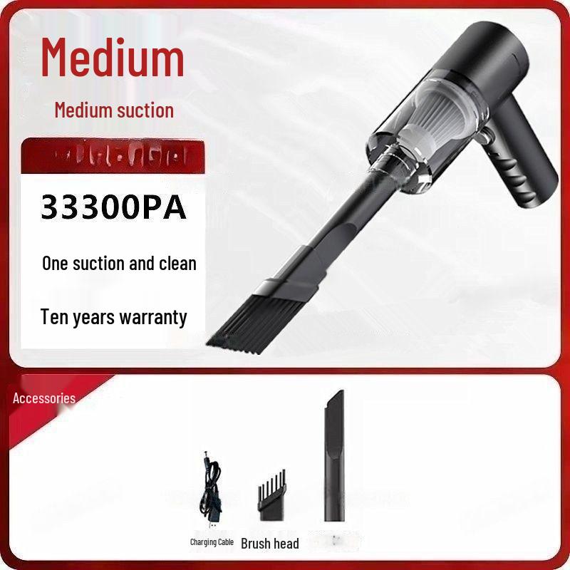 High Suction Handheld Wireless Vacuum Cleaner for Home and Car - Versatile for Carpets, Windows, and Crevices