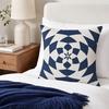 Husa Pernă Geometrică, Husă Pernă Decorativă cu Aspect de In Spălat cu Fermoar Ascuns, Husă Pernă Minimalistă pentru Canapea, Pat, Birou, Decor Casă Confortabil