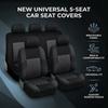   Car Seat Covers, 9PCS Front and Rear Seat Protectors, Full Set Auto Seat Covers, Front Seats   Compatible