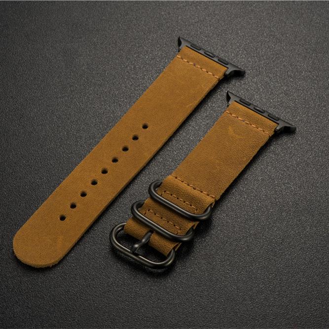 

Модний вінтажний шкіряний ремінець із пряжкою для Apple Watch Series ultra2 9 8 7 6 5 SE 38 40 42 44 мм 41 45 49 мм ремінець для ремінця iWatch Аксесуари 38 40 41mm коричневий