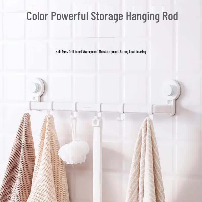 CHAHUA Drill-Free Suction Cup Bathroom Organizer