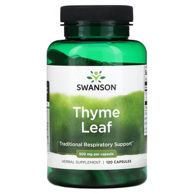 Thyme Leaf, 500Mg, 120 Capsules