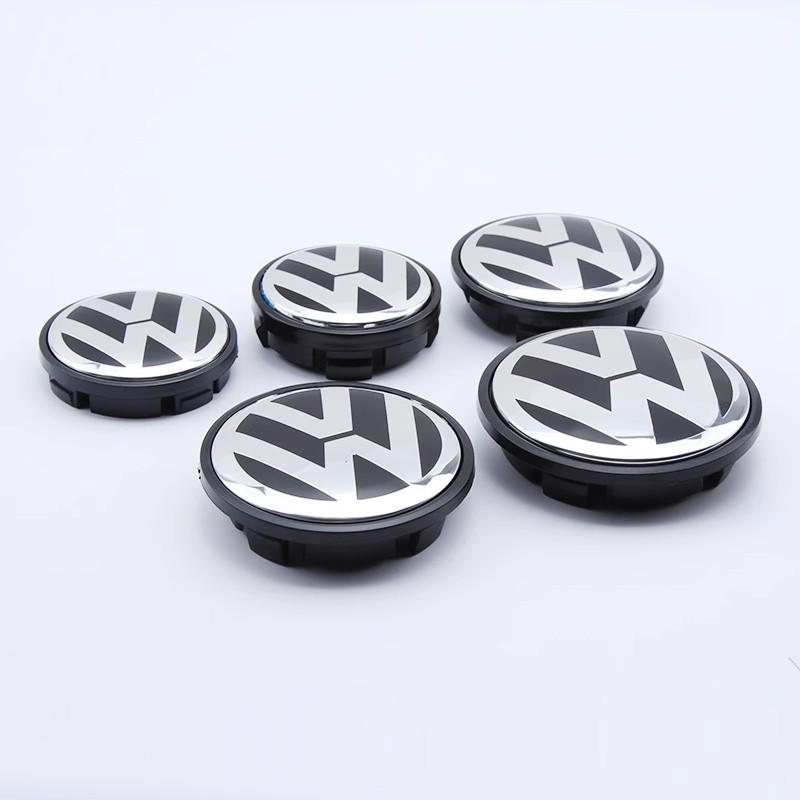 2026 Hot For Volkswagen VW 4pcs 55mm 56mm 65mm 70mm Car Wheel Center Caps Hubcap Cover for VW Volkswagen Jetta MK5 Golf Passat S