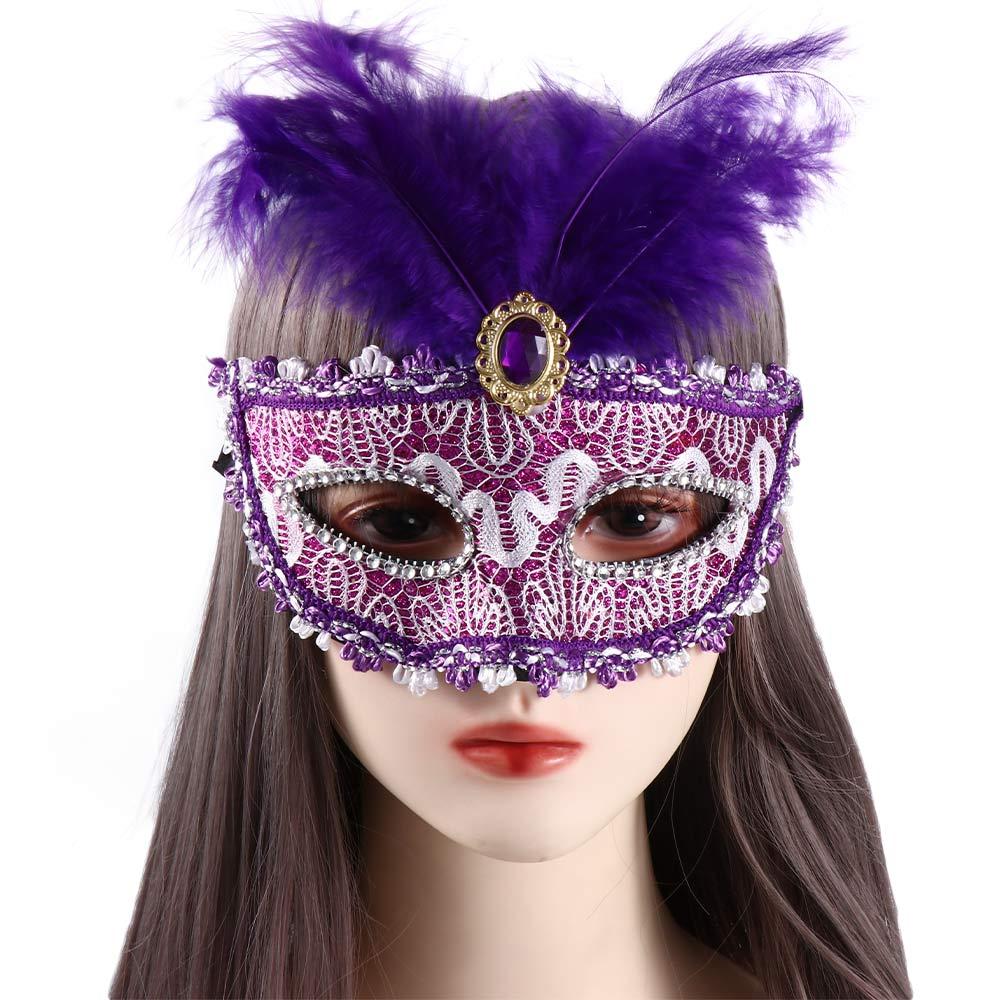 Men Carnival Costume Props Prom Party Supplies Halloween  Masks Half Face Mask Party Cosplay Props