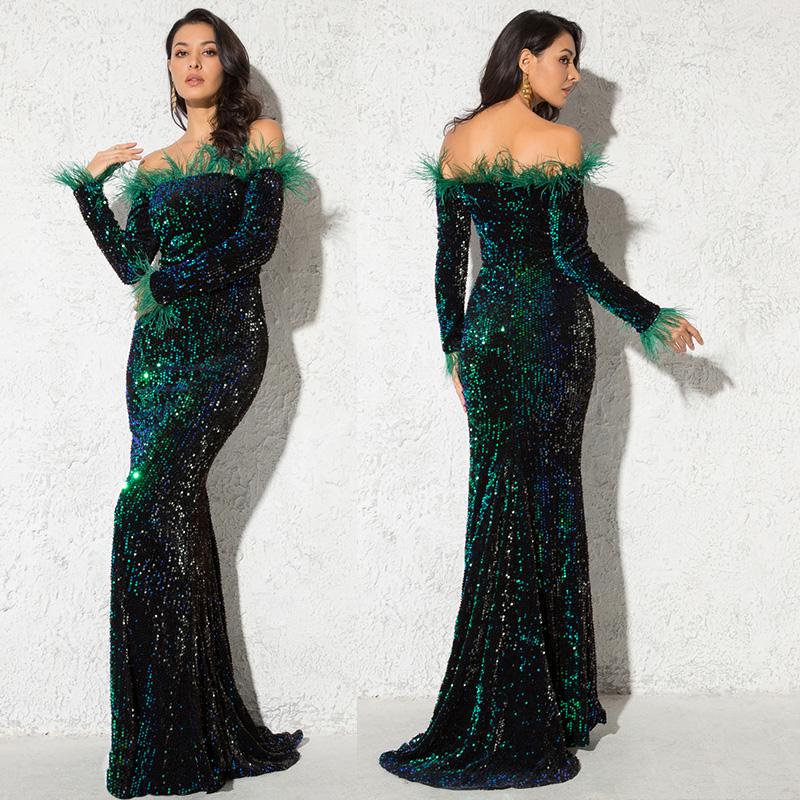 floor length sleeves