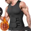Männer Schwitzweste Saunaanzug Taillentrainer Weste für Gewichtsverlust Abnehmen Body Shaper Workout Tank Tops Shapewear Kompressionshemden
