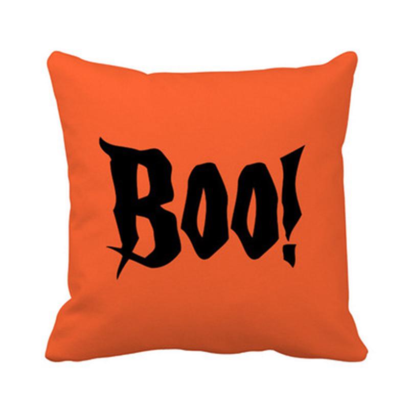 Halloween Theme Wizard Print Pattern Cushion Cover Home Living Room Sofa Decoration Square Polyester Pillow Pillow Cover
