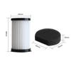 2Sets Replacement Filter + Sponge Kit For Moosoo D600 D601 Corded Vacuum Cleaner