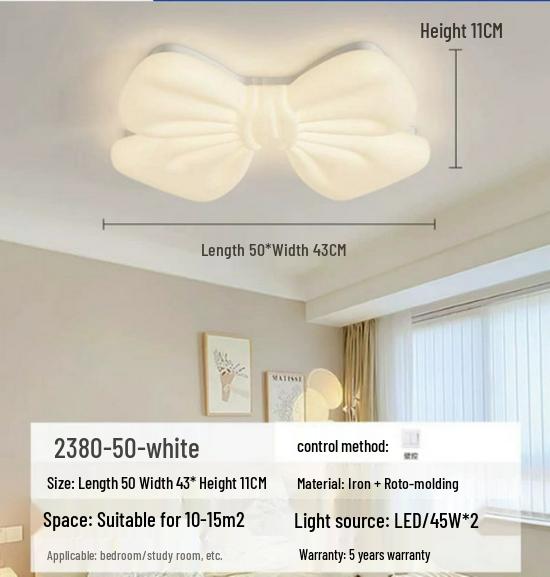 Warm Romantic Solid Wood Flower Ceiling Light for Children's or Master Bedroom