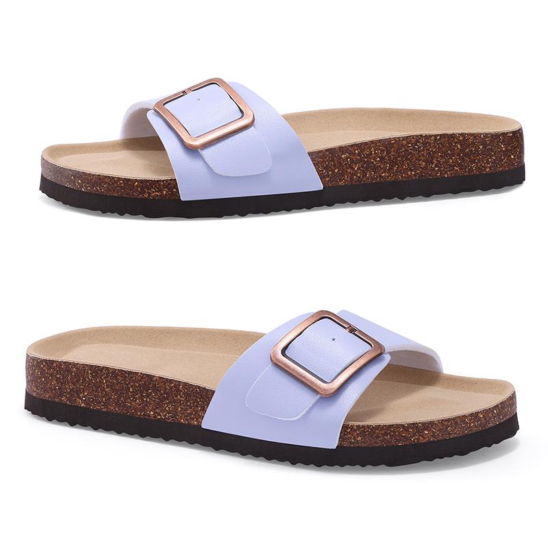 

Модные детские женские шлепанцы Модные шлепанцы из ПВХ материала Комнатные тапочки с металлической пряжкой Удобные пляжные шлепанцы Дышащие женские сандалии 36