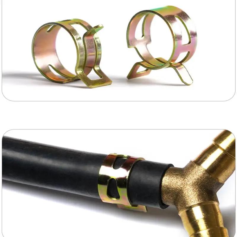 Hose Pipe Air Tube Clamps Fuel Water Tube Clamps Fastener 50 Pcs Fastener 5mm 6mm 7mm 8mm 9mm Spring Clip Fuel Water Line