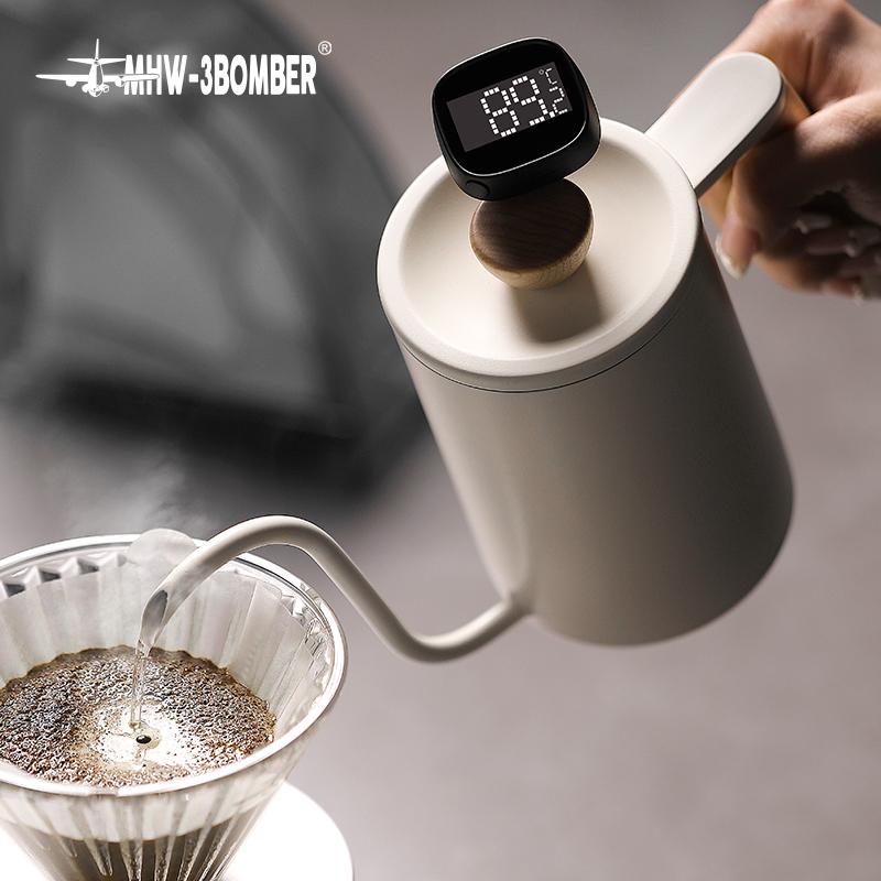 MHW-3BOMBER Instant Read Digital Thermometer Coffee Pot Food Thermometers for Cooking BBQ Camping Barista Kitchen