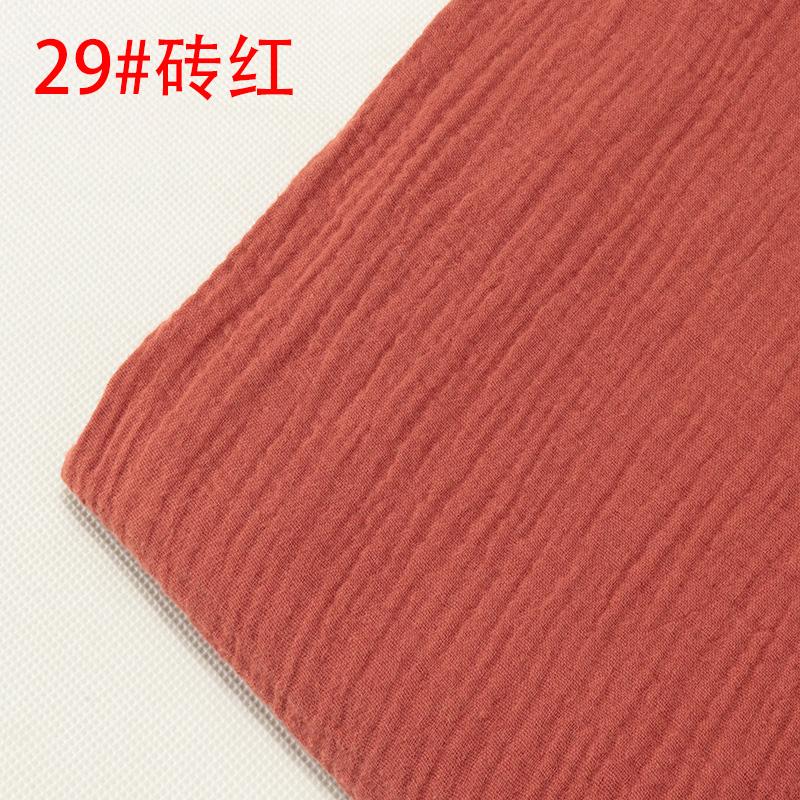 Double-layer Gauze Fabric Soft Pure Cotton Cloth For Sewing Summer Clothes Dress Mosquito Proof Pants Handmade DIY 100*135cm