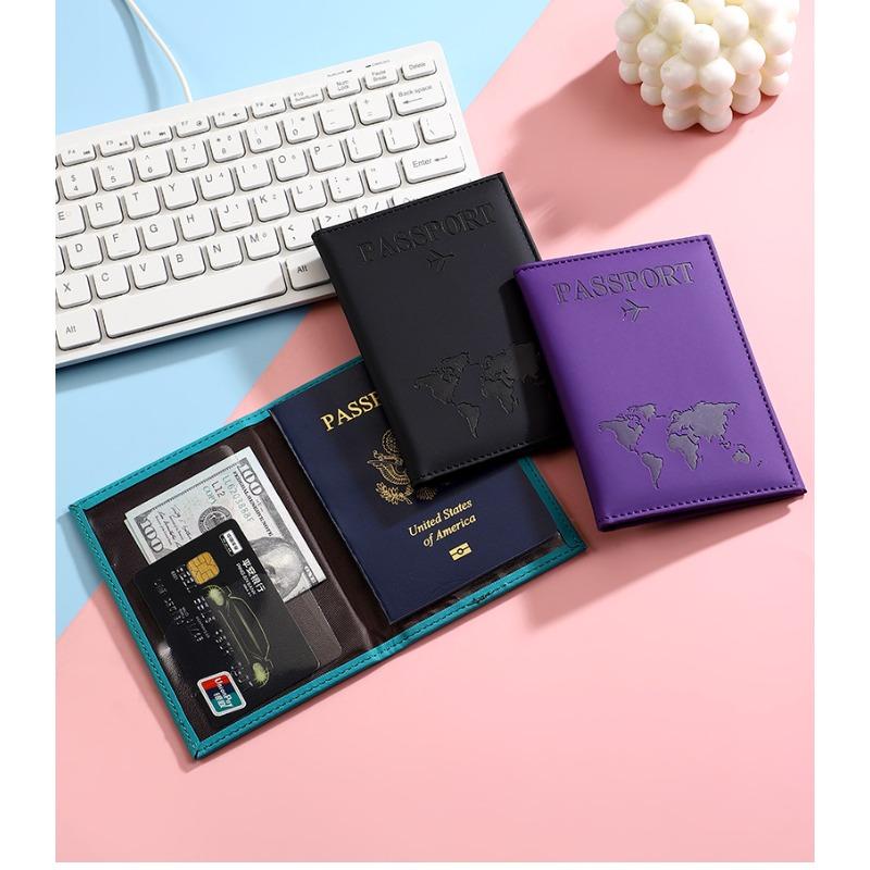 New Popular Passport Protective Cover Pu Passport Holder, Ticket Holder, Spot Passport Bag.