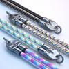 C to C 240W Charging Cable 2-in-1 Cell Phone Lanyard Wearable Bracelet Portable 5A Fast Charging USB-C Data Cable for Smartphones Tablets Laptops