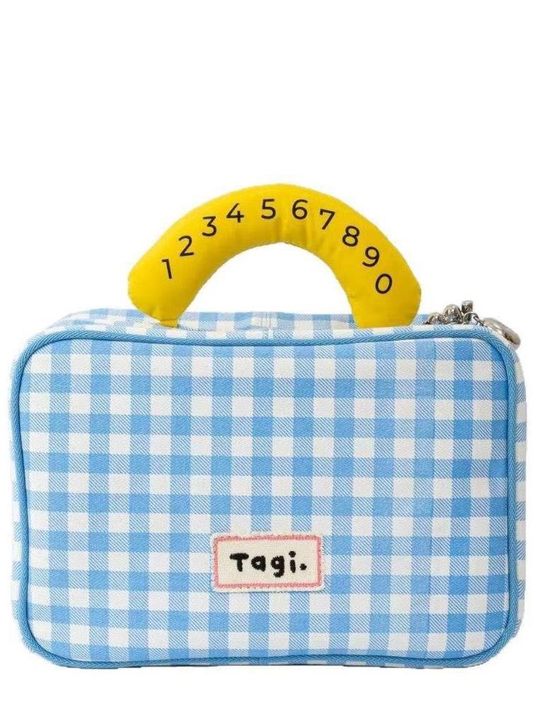 Tags. Ha Dou Double-Zip Large Capacity Makeup Bag - Travel & Handheld