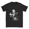 Tricou Phil Collins cu Degetul Mijlociu Unisex Silence Of The Lambs Tricouri din Bumbac Tricou de Vară cu Gât Rotund Imprimat Îmbrăcăminte Mărimi Mari