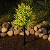 Lavender Plant For Home Artificial Topiary Ball Tree UV Resistant Fake Shrub Bushes with Retro Style Flowers Stake Realistic Plants for Wedding Patio
