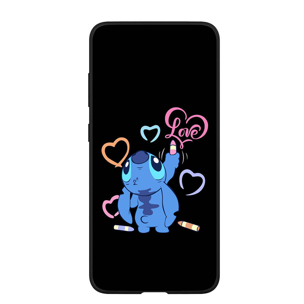 Phone Case for iPhone 17 16 15 Plus XR 16E Huawei P30 P20 Lite Redmi Note 14 12 11 13 Pro Max OPPO A60 A80 A40 A18 A38 Blue Lilo Cartoon Stitch Cover