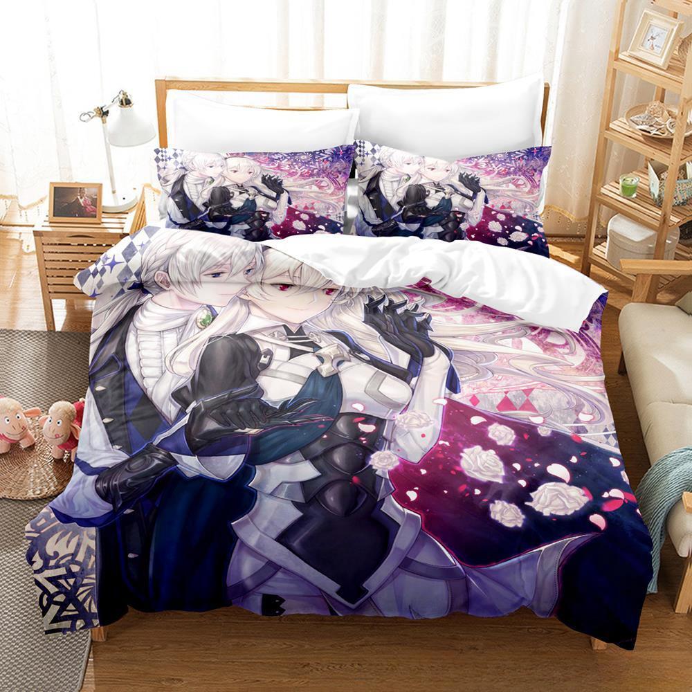 Game Fire Emblem Engage Bedding Set Duvet Cover Comforter Bed Set Quilt Cover Pillowcase King Queen Twin Size Boys Girls Adult