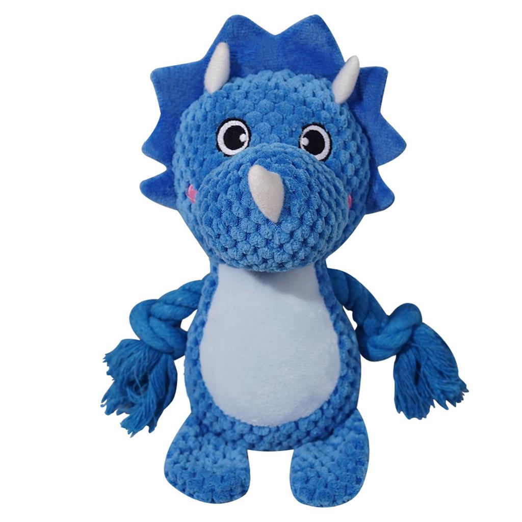 Pet Plush Squeaky Toy With Cotton Rope For Teeth Grinding, Dog Toy, Pet Supplies.