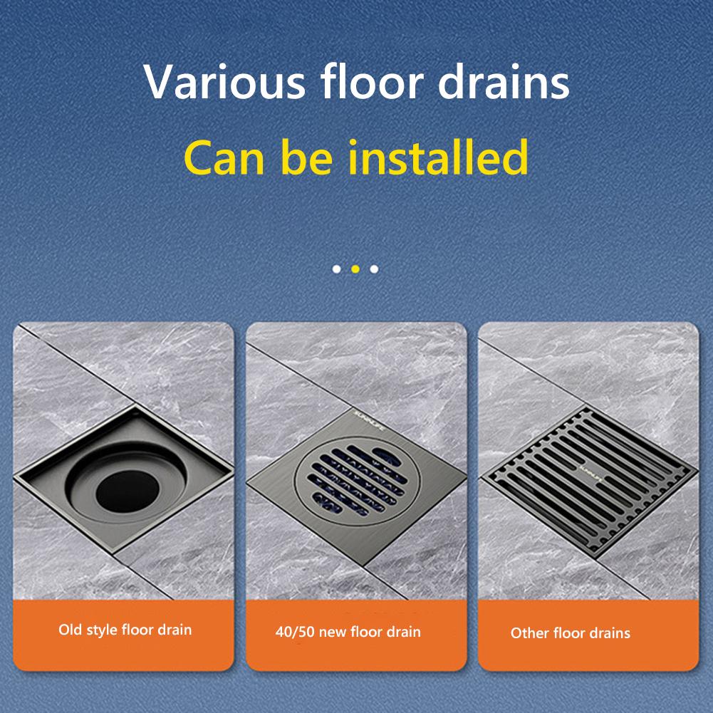 Magnetic Floor Drain Core Anti-Odor Toilet Sewer Strainer Cover Sewer Drain Sealing Ring for Toilet Bathroom Kitchen Pipes Tubes